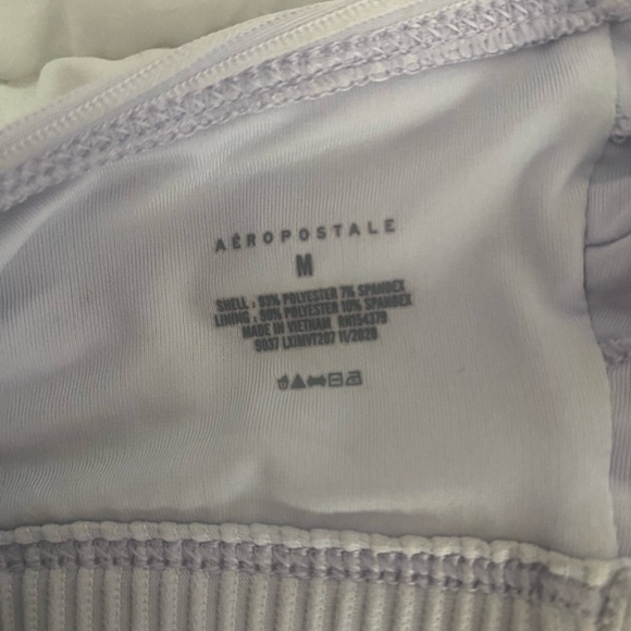 Lilac Ribbed Bikini Top w/ Padding - Picture 3 of 3